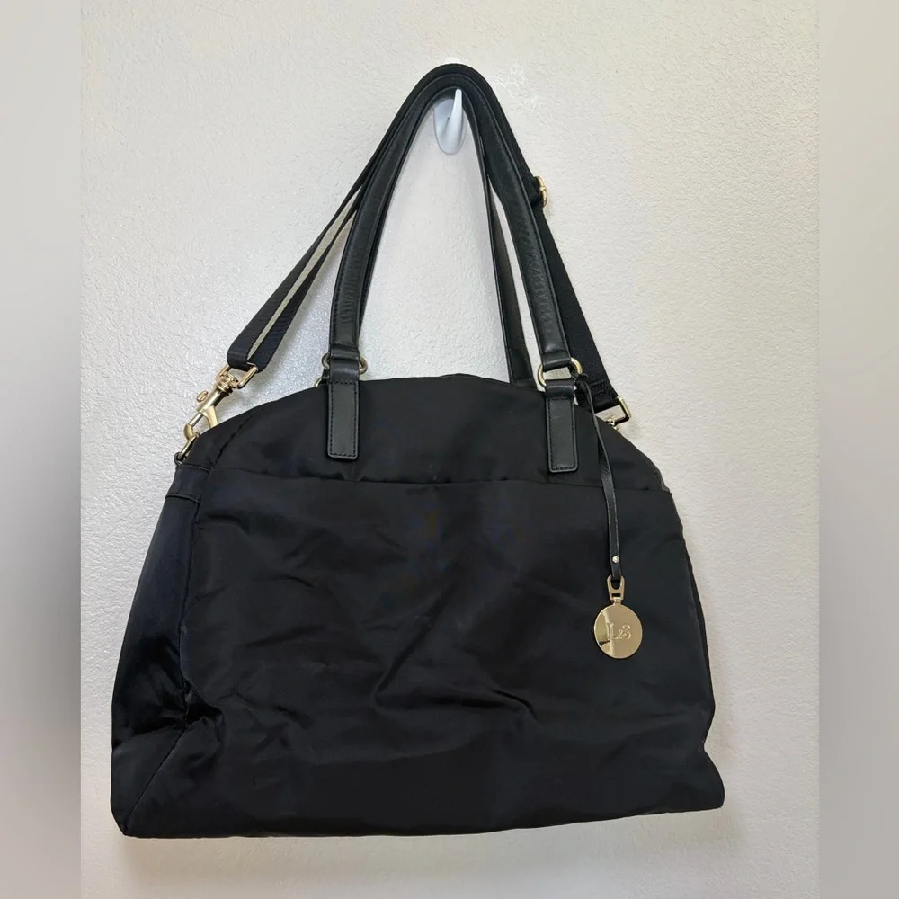 Lo & Sons Black O.G. Laptop Tote Nylon Travel Tote - Picture 16 of 16